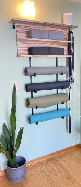 Yoga Mat Rack, Yoga Accessory Rack, Spa & Relaxation, Yoga Accessories, Exercise Equipment