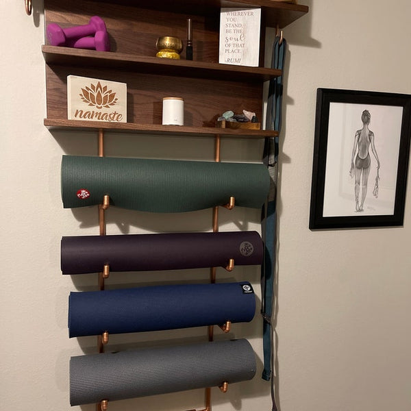 Yoga Mat Rack, Yoga Accessory Rack, Spa & Relaxation, Yoga Accessories, Exercise Equipment