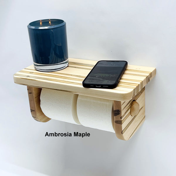 Toilet Paper Holder, Bath Roll Holder, Candle Shelf, Smart Phone Shelf, Bathroom Shelf, Bathroom Décor