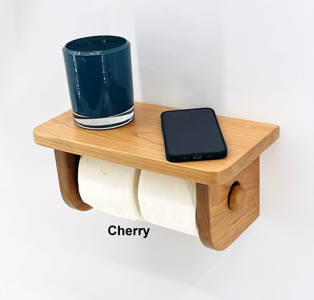 Diy Shelf Made From Small Wooden Box With Chain Toilet Roll Holder Below  Photograph by A. Kapischke & I. Liebmann - Pixels