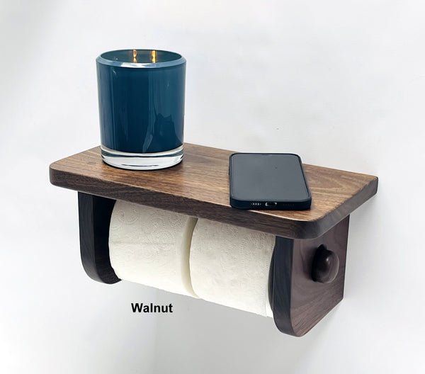 Toilet Paper Holder, Bath Roll Holder, Candle Shelf, Smart Phone Shelf, Bathroom Shelf, Bathroom Décor