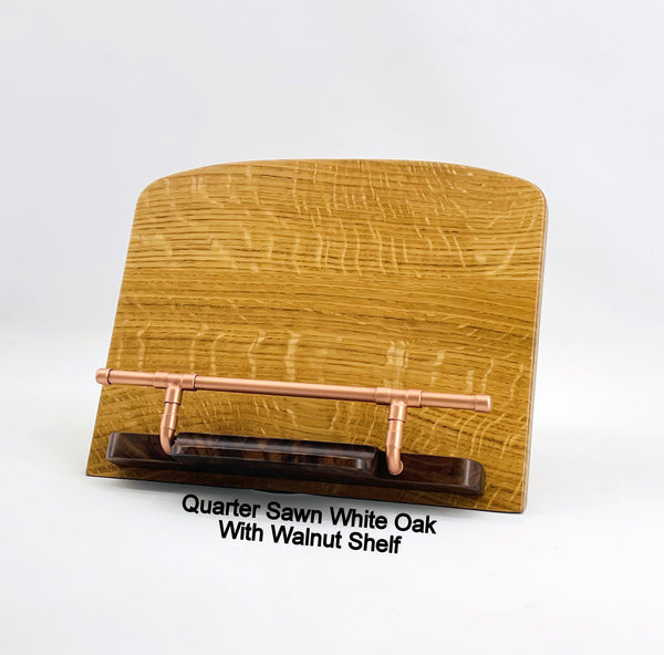 Cookbook Stand, Tablet Stand, Recipe Book Holder, IPad & Stylus Holder, Copper Cookbook Stand, Kitchen Décor, Book Stand