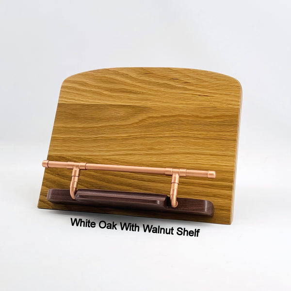 Cookbook Stand, Tablet Stand, Recipe Book Holder, IPad & Stylus Holder, Copper Cookbook Stand, Kitchen Décor, Book Stand