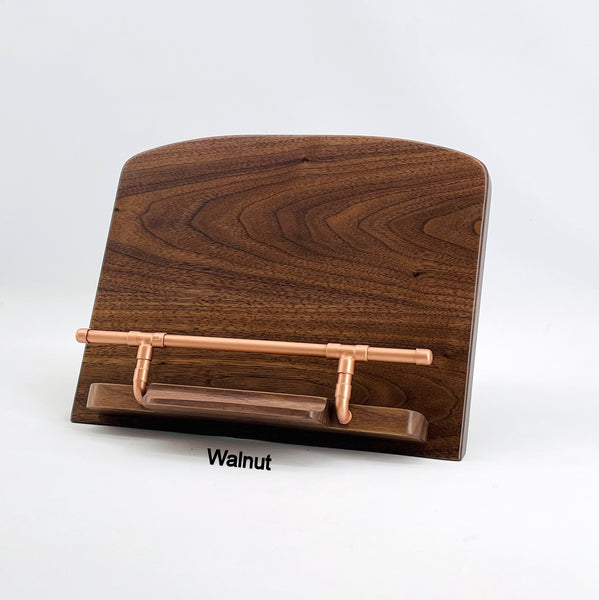 Cookbook Stand, Tablet Stand, Recipe Book Holder, IPad & Stylus Holder, Copper Cookbook Stand, Kitchen Décor, Book Stand
