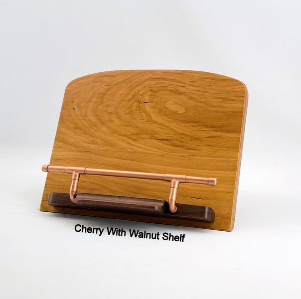 Cookbook Stand, Tablet Stand, Recipe Book Holder, IPad & Stylus Holder, Copper Cookbook Stand, Kitchen Décor, Book Stand