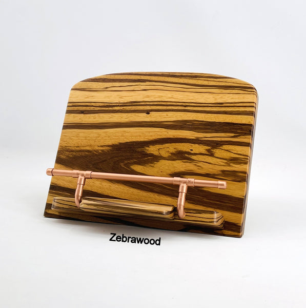 Cookbook Stand, Tablet Stand, Recipe Book Holder, IPad & Stylus Holder, Copper Cookbook Stand, Kitchen Décor, Book Stand