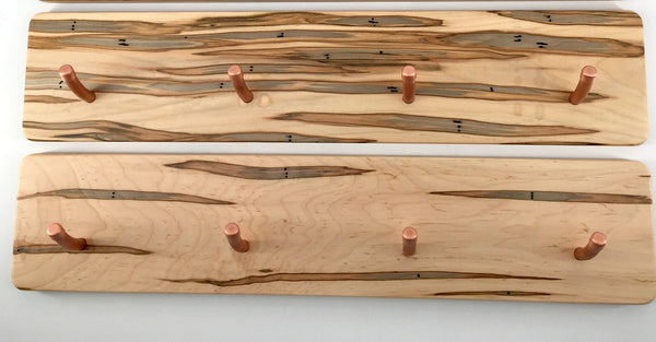 Coat Rack, Modern Coat Rack, Wall mount coat rack, Coat hook, Racks , Coat Rack with Curved Copper Hooks, Entryway Coat Rack