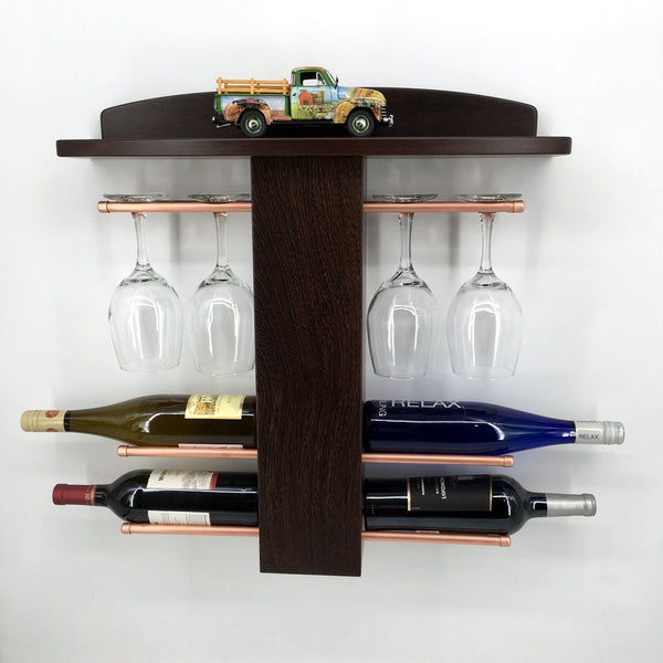 Wine Rack, Wall Mount Wine Rack, Wine Bottle Holder, Wine Glass Holder, Wine Storage, Wine Lovers, Wine Accessories