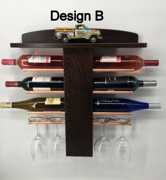 Wine Rack, Wall Mount Wine Rack, Wine Bottle Holder, Wine Glass Holder, Wine Storage, Wine Lovers, Wine Accessories