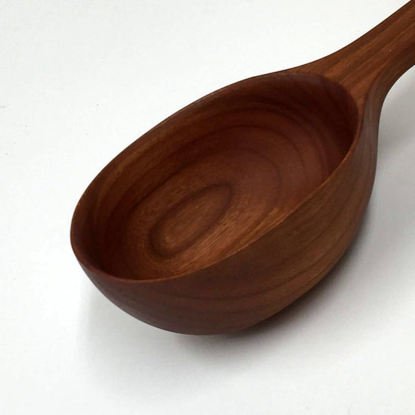 Wood ladle, large soup ladle, large wood spoon,, wood serving spoon, cooking ladle, wood kitchen utensil housewarming gift