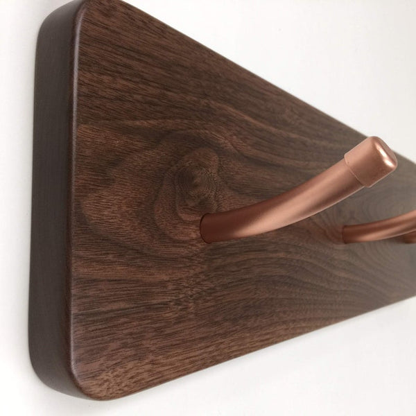 Coat Rack, Modern Coat Rack, Wall mount coat rack, Coat hook, Racks , Coat Rack with Curved Copper Hooks, Entryway Coat Rack