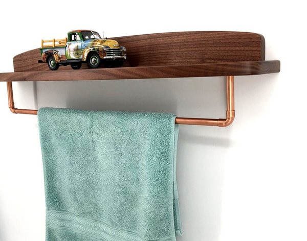 Bathroom Towel Rack, Towel Holder, Towel Rod, Modern Towel Rack, Bathroom Decor, Wall Shelf