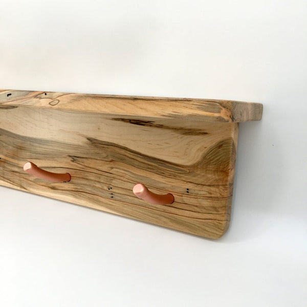 Coat Rack With Shelf, Modern Coat Rack, Wall mount coat rack, Coat hook, Racks , Coat Rack with Curved Copper Hooks, Entryway Coat Rack