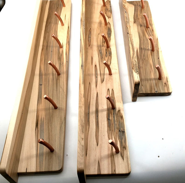 Coat Rack With Shelf, Modern Coat Rack, Wall mount coat rack, Coat hook, Racks , Coat Rack with Curved Copper Hooks, Entryway Coat Rack
