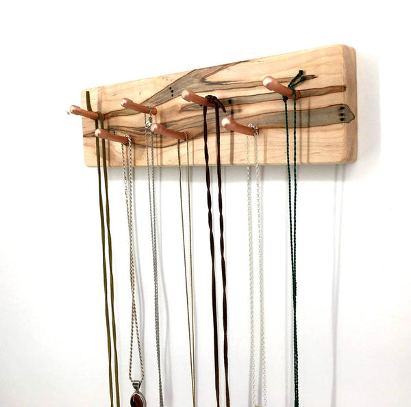 Necklace Organizer, Key Organizer, Wall Mount, Jewelry Rack, Key Rack, Necklace Rack,  Wall Mount Jewelry Rack