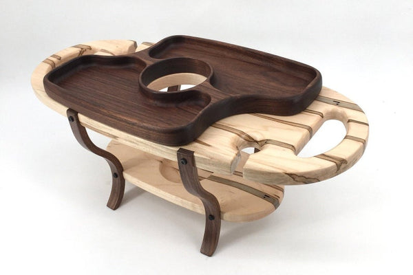Handmade Wood Wine Caddy, Wine Bottle Holder, Wine Glass Holder, Wine Rack, Wine Accessories, Wedding Gift, Wine  Gift For Dad, Gift For Men