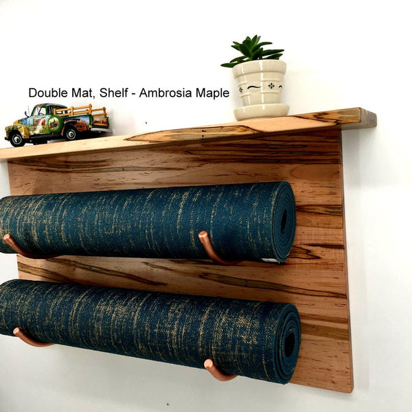 Yoga Mat Rack, Gym Mat Storage, Yoga Mat Holder With Shelf, Fitness and Exercise, Gym Mat Rack, Bike Shoe Rack, Yoga Mat Holder