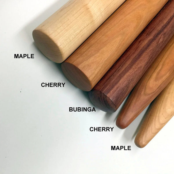 Handcrafted Wooden Rolling Pin: French, Traditional & Straight Dowel Styles
