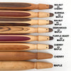French-American Rolling Pin: Handcrafted Wood Pastry Tool