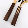 Handmade Fiddle Bow Bread Knife and Board Set, Walnut, Cherry & Maple