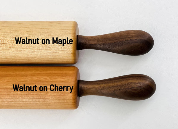 Traditional Rolling Pins with Revolving Handles