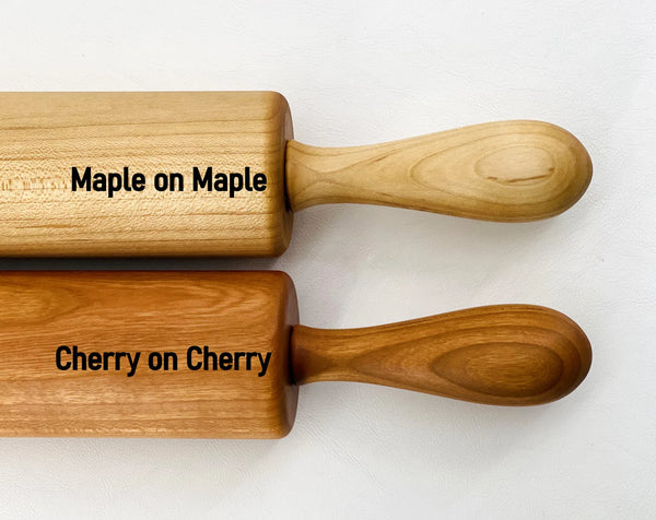 Traditional Rolling Pins with Revolving Handles