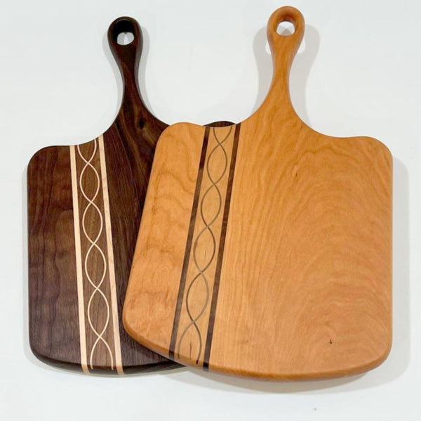 Handcrafted Charcuterie Serving Board With Handle, Cutting Board