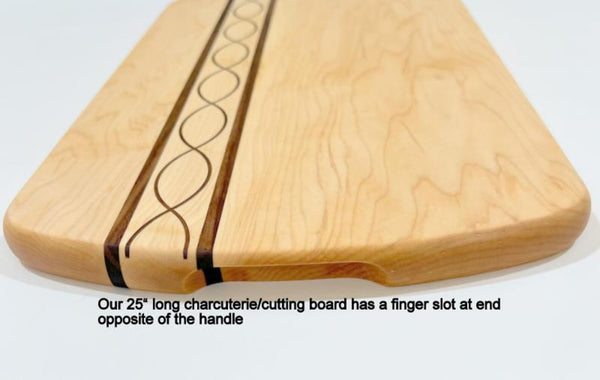 Handcrafted Charcuterie Serving Board With Handle, Cutting Board