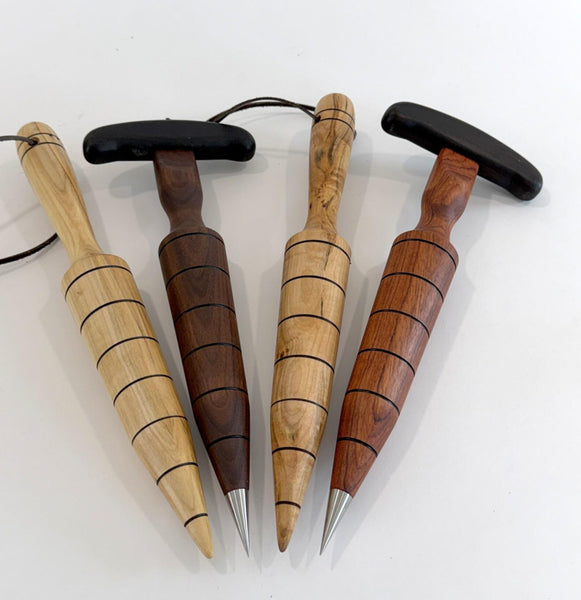 Wooden Garden Dibber, Seed & Bulb Planter