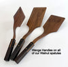 Handcrafted Wood Spatula, Four Sizes in Walnut, Bubinga, Maple, Cherry