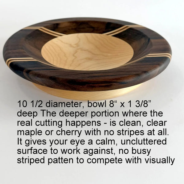 Ulu chopping Bowl and Knife, Extra capacity Bowl