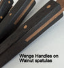 Handcrafted Wood Spatula, Four Sizes in Walnut, Bubinga, Maple, Cherry