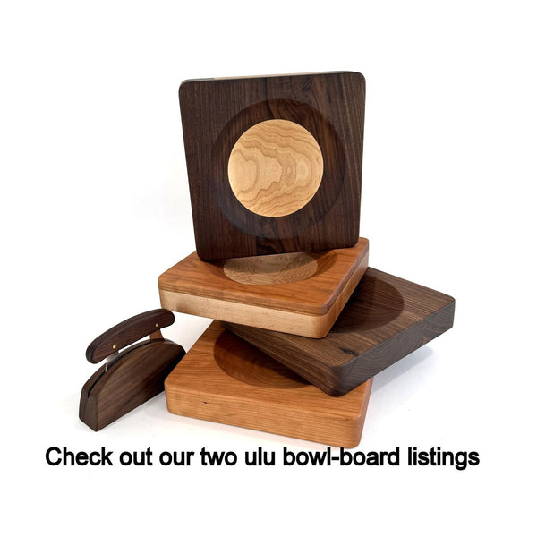 Ulu Knife &amp; Holder