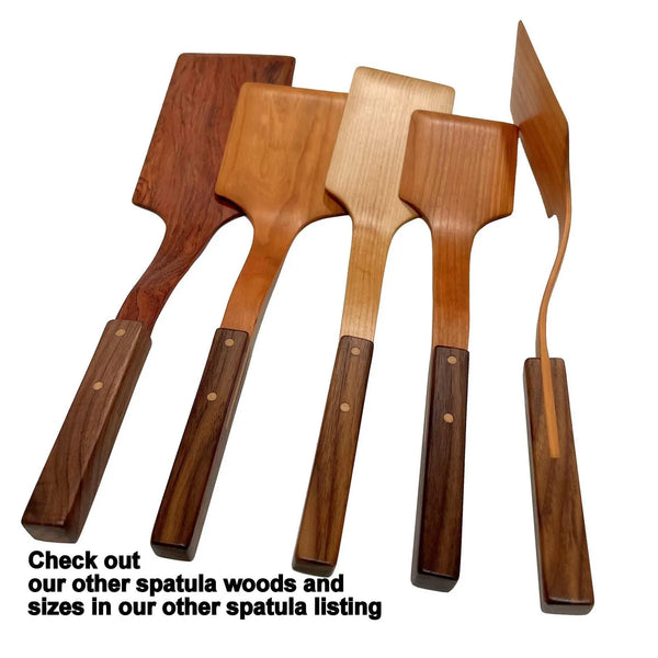 Handmade Walnut Spatula — Minimalist Plating Spatula