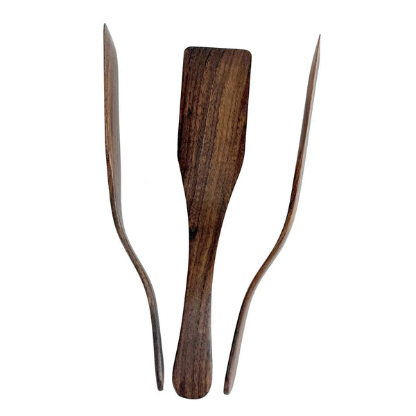 Handmade Walnut Spatula — Minimalist Plating Spatula