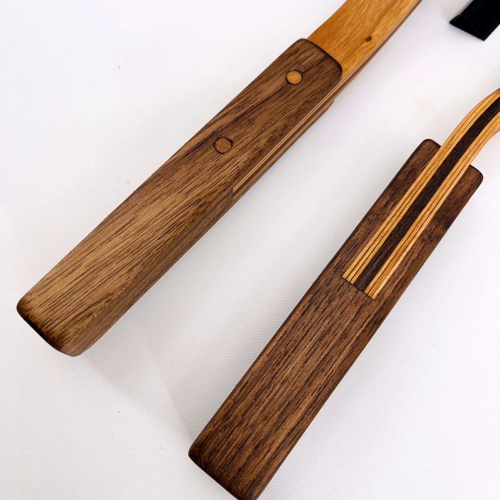 Tcwhniev 15.7 Inches Bread Knife, Wooden Bread Bow Knife, Serrated Bagel Knife, Sourdough Cutter Fiddle Bow Bread Slicer Knife for Homemade Bread