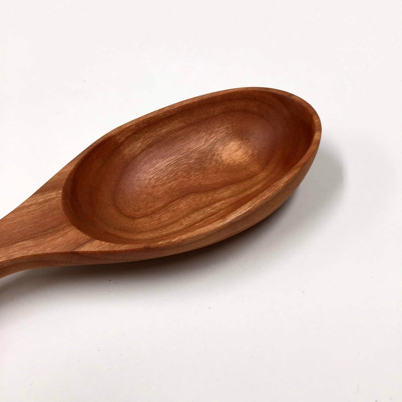 Wooden Spoon, Kitchen utensil, stirring spoon, long handled, wood serving  spoon, large kitchen spoon, cooking spoon housewarming gift