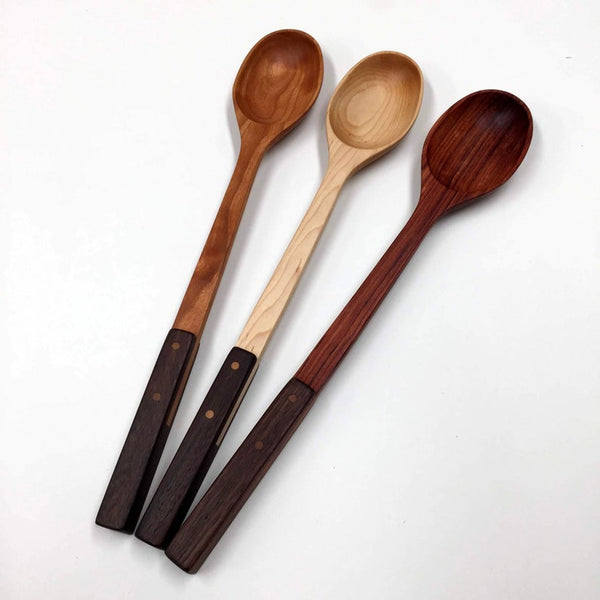 Wooden Spoon, Kitchen utensil, stirring spoon, long handled, wood serving spoon, large kitchen spoon, cooking spoon housewarming gift